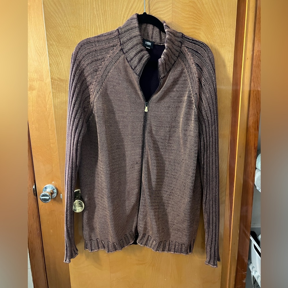 Men’s Versace Zip Up Sweater